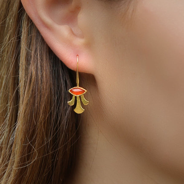 Gold Filled Pomegranate Hook Earrings – JewelryByTm